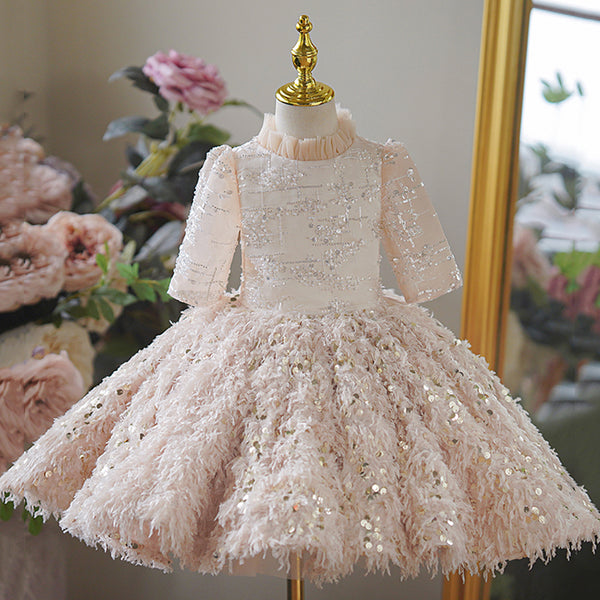Girls Elegant Princess Dress Children's Birthday Dress Girls Party Dress