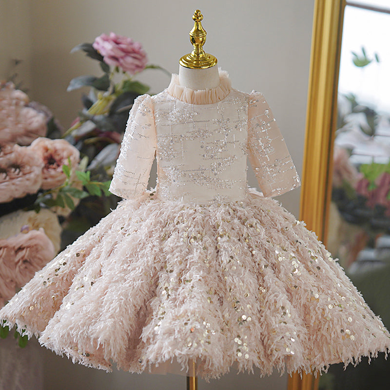 Girls Elegant Princess Dress Children's Birthday Dress Girls Party Dress