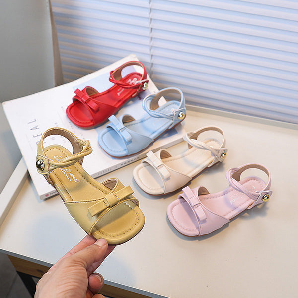 One-strap Bow Princess Sandals New Summer Children's Sandals