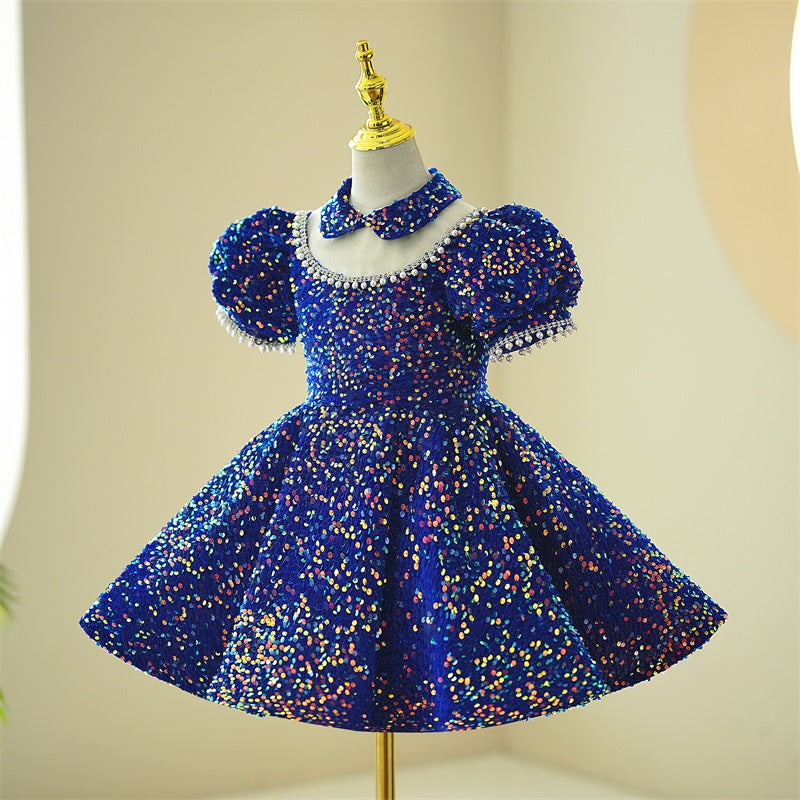 Girls Christmas Dress Toddler Beauty Pageant Birthday Party Princess Dress, Blue / 9-10 Years (150cm) Girls Christmas Dress Toddler Beauty Pageant Birthday Party Princess Dress, Blue / 9-10 Years (150cm)