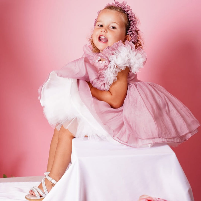 Cute Baby Girl Puffy Christmas Dress Toddler Birthday Party Princess –  marryshe