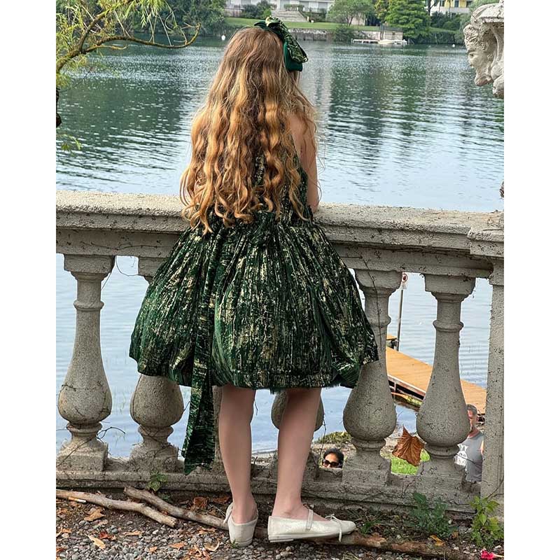 Cute Baby Girl Beauty Pageant Dress Toddler Velvet Birthday Party Pri –  marryshe