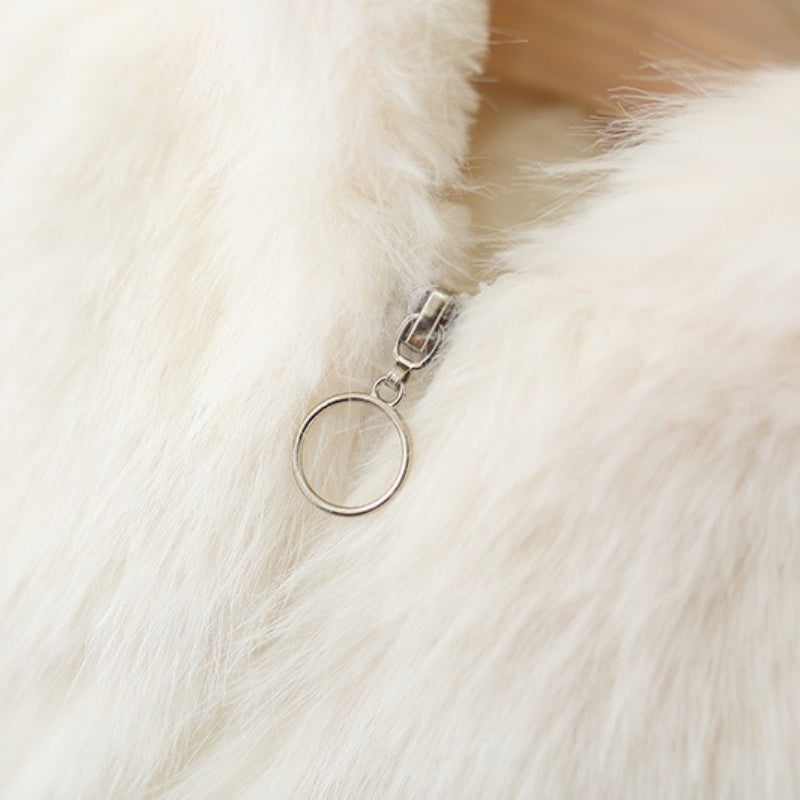 Girls' Winter Warm Embroidered Coat