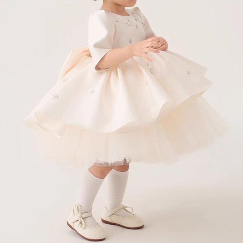 Girls Party Princess Dress Flower Girl Wedding Puffy Dress