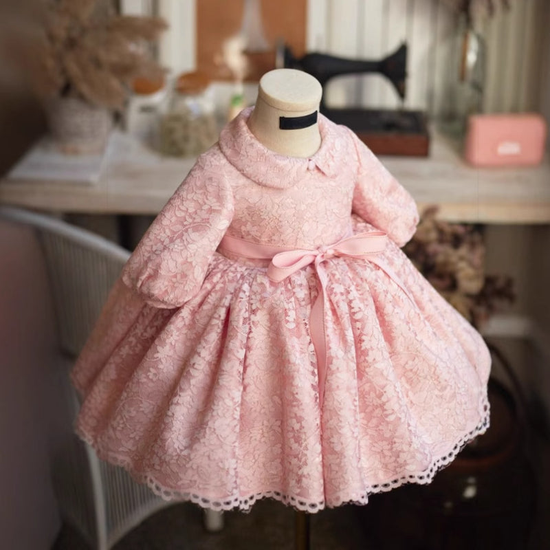 Flower Girl Wedding Princess Dress Girl Baby Birthday Puffy Dress
