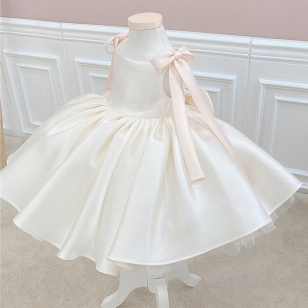 Cute Baby Girl Christening Dress Toddler First Birthday Princess Dress