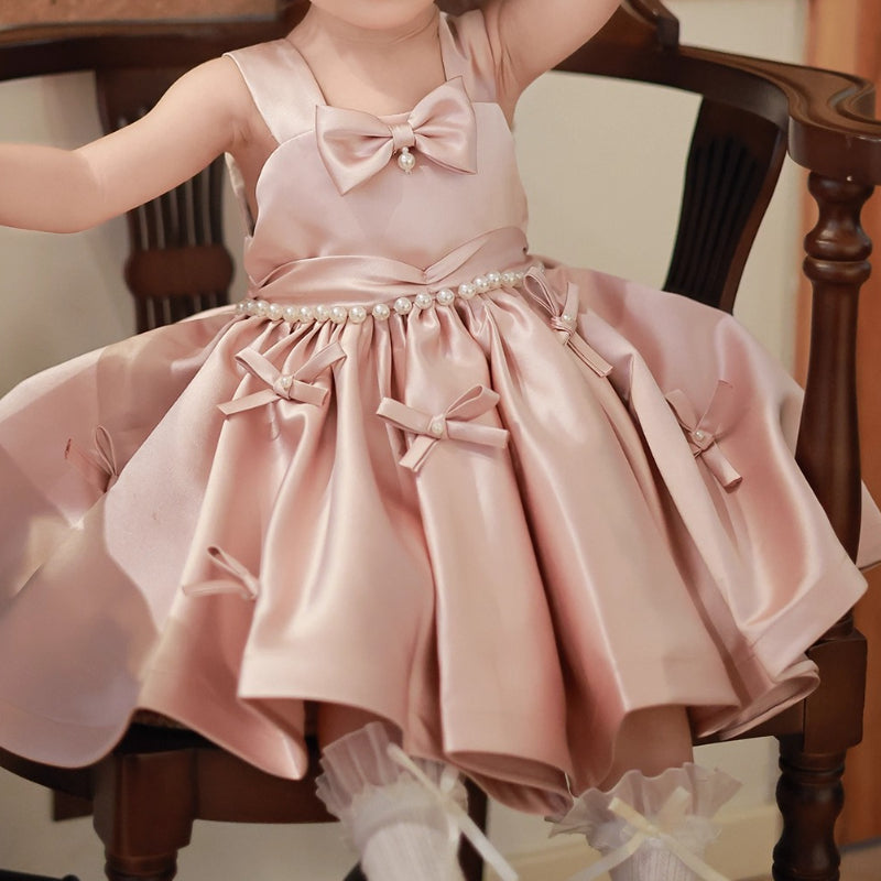 Baby Birthday Princess Dress Girls Cute Dress Flower Girl Wedding Dress