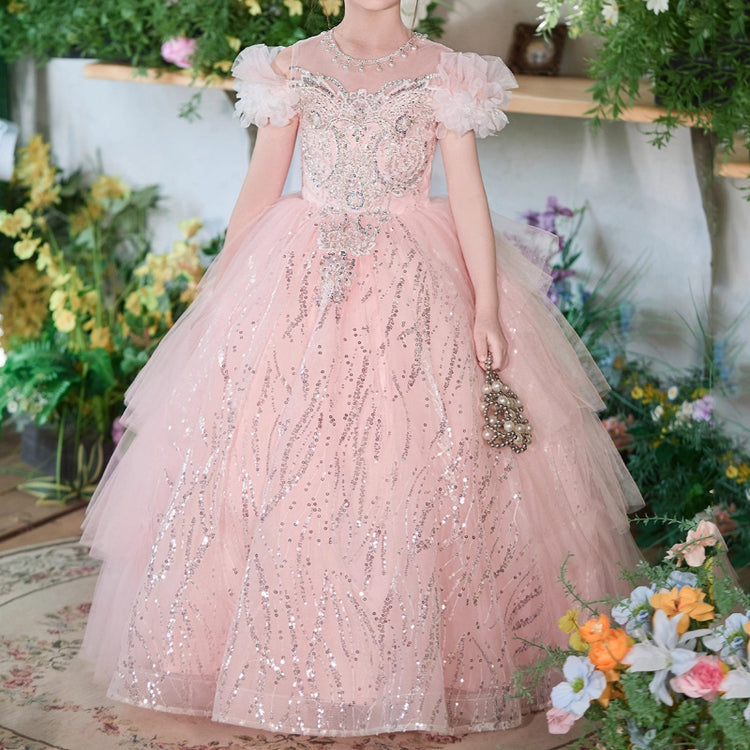 Girls Ball Dresses Childrens Birthday Princess Dresses Flower Girl Dresses