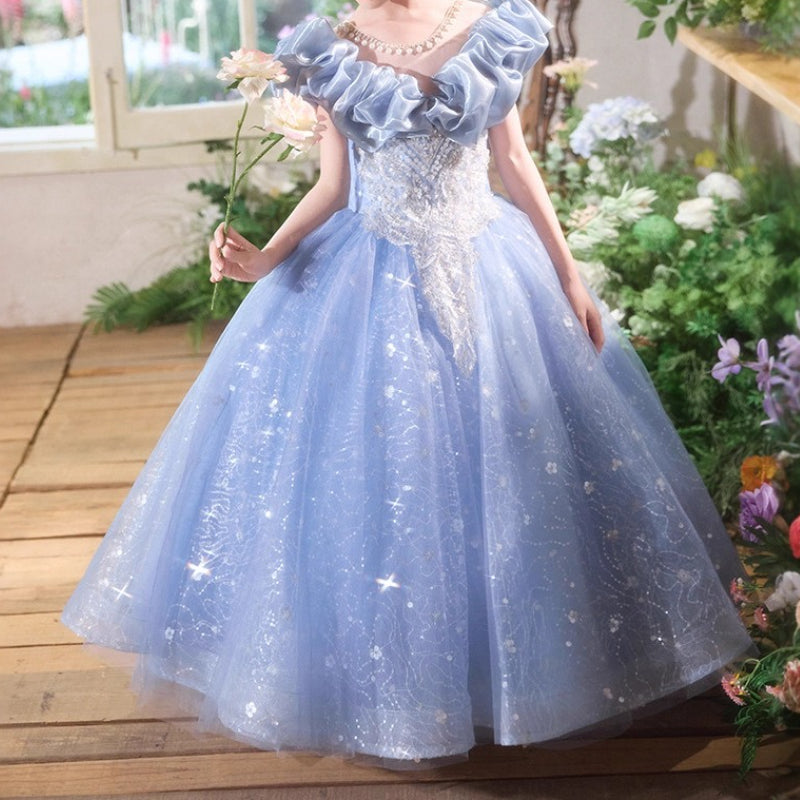Girls Pageant Dresses Girls Birthday Princess Dresses Children's Party Dresses
