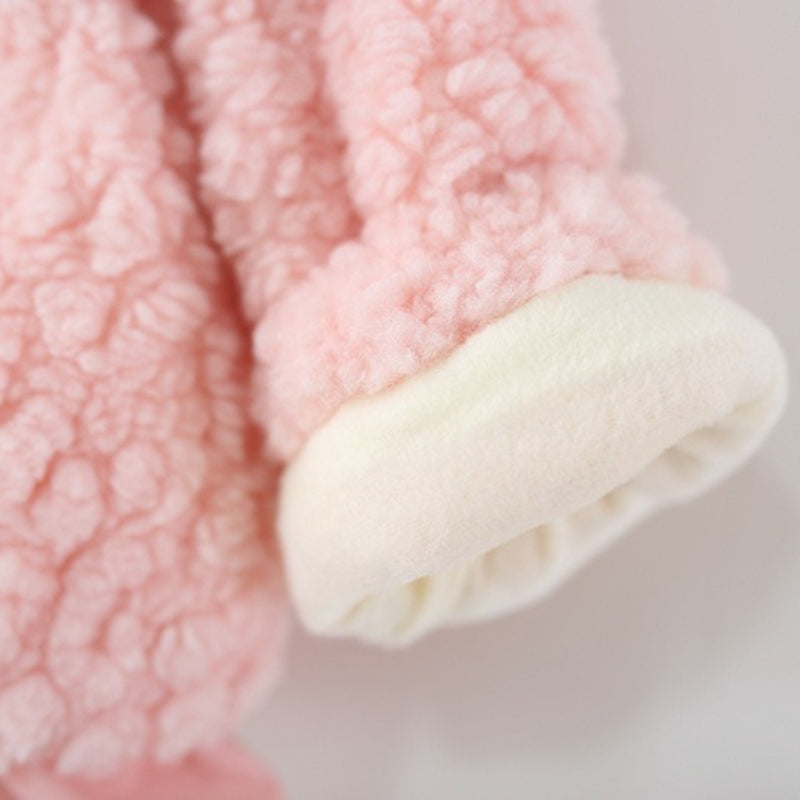 Girls Cute Cartoon Warm Hooded Coat