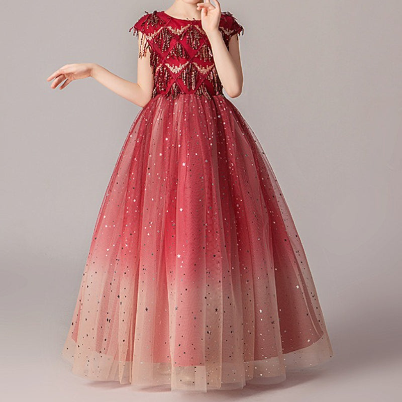 Girls Birthday Dresses Children's Prom Princess Dresses Girls Party Dresses