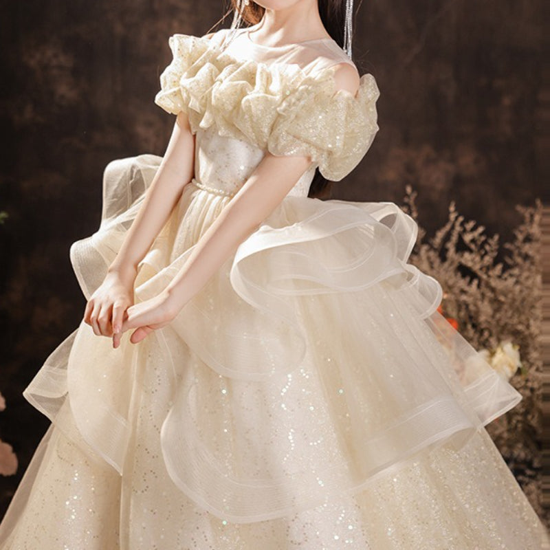 Children's Birthday Dresses Girls' Party Princess Dresses Flower Girl Wedding Dresses