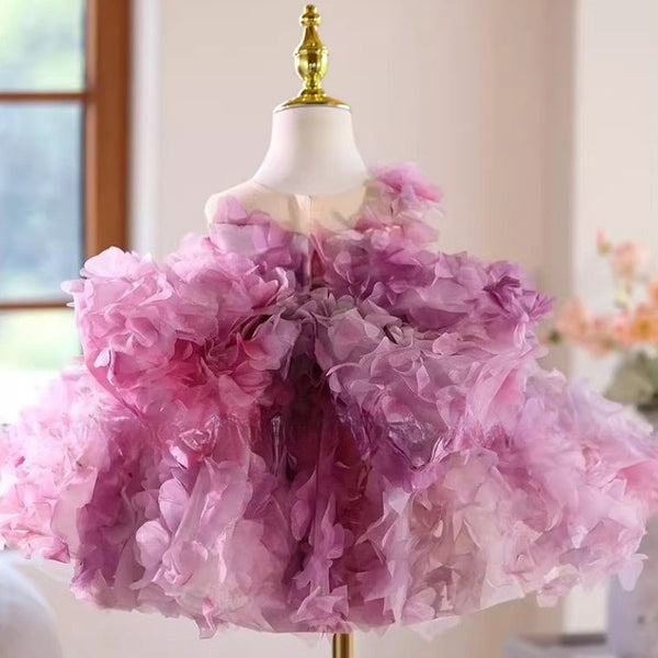 Cute Children's Birthday Princess Dress Girl Prom Dress Flower Girl Wedding Dress