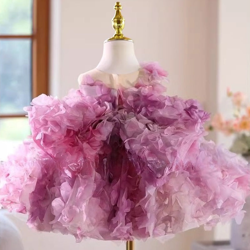 Cute Children's Birthday Princess Dress Girl Prom Dress Flower Girl Wedding Dress
