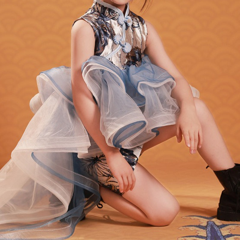 Children's Party Dresses Girls Birthday Cheongsam Girls Prom Dresses