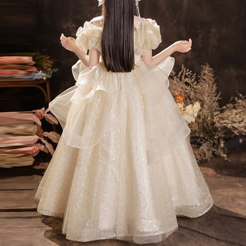 Children's Birthday Dresses Girls' Party Princess Dresses Flower Girl Wedding Dresses