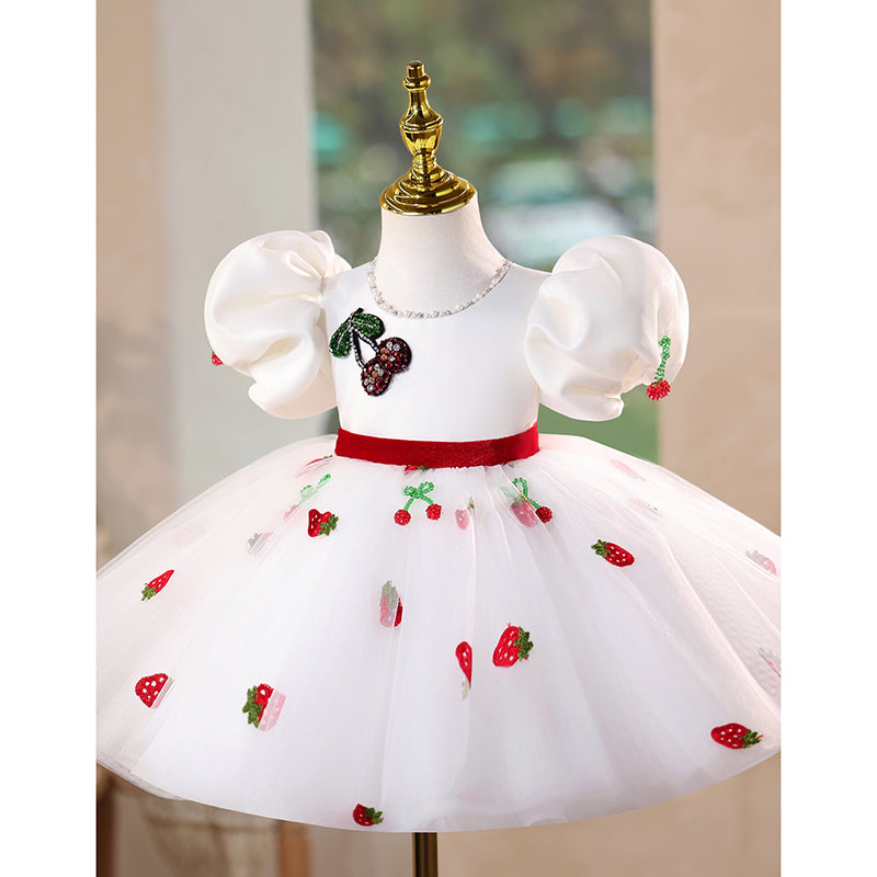 Girls' Birthday Princess Dress Flower Girl Wedding Dress Girls' Communion Dress