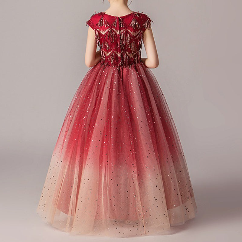 Girls Birthday Dresses Children's Prom Princess Dresses Girls Party Dresses