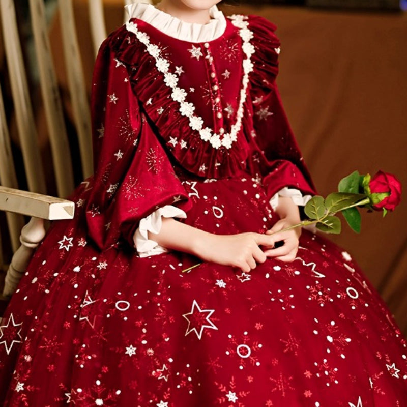 Girls' Christmas Dresses Girls' New Year Dresses Girls' Birthday Princess Dresses