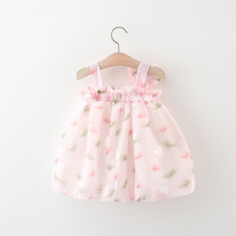 baby girl spring dresses Girls Summer Holiday Dress Girls Cute Resort Dress