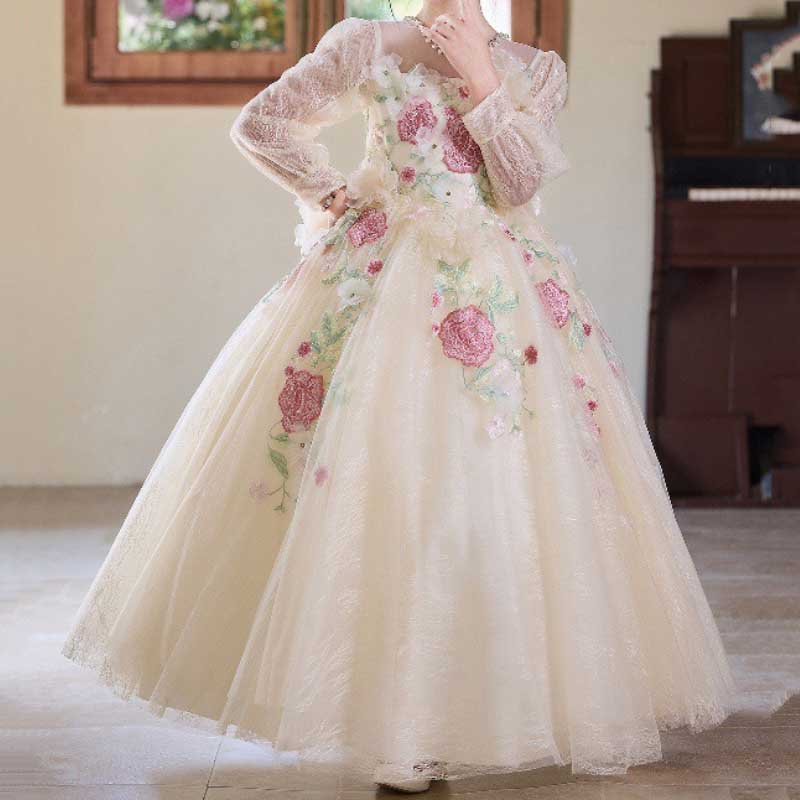 Girls' Pageant Dresses Flower Girl Wedding Dresses Girls' Birthday Princess Dresses