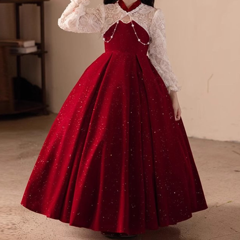 Girls' Christmas Dresses Girls' Birthday Princess Dresses Children's Ball Dresses