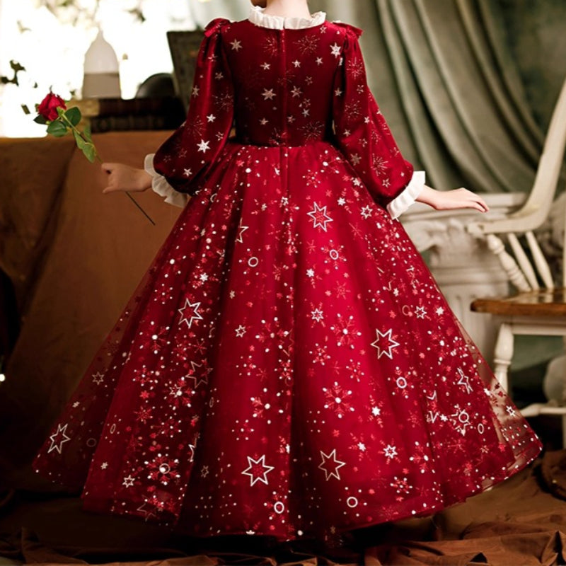 Girls' Christmas Dresses Girls' New Year Dresses Girls' Birthday Princess Dresses Girls' Christmas Dresses Girls' New Year Dresses Girls' Birthday Princess Dresses