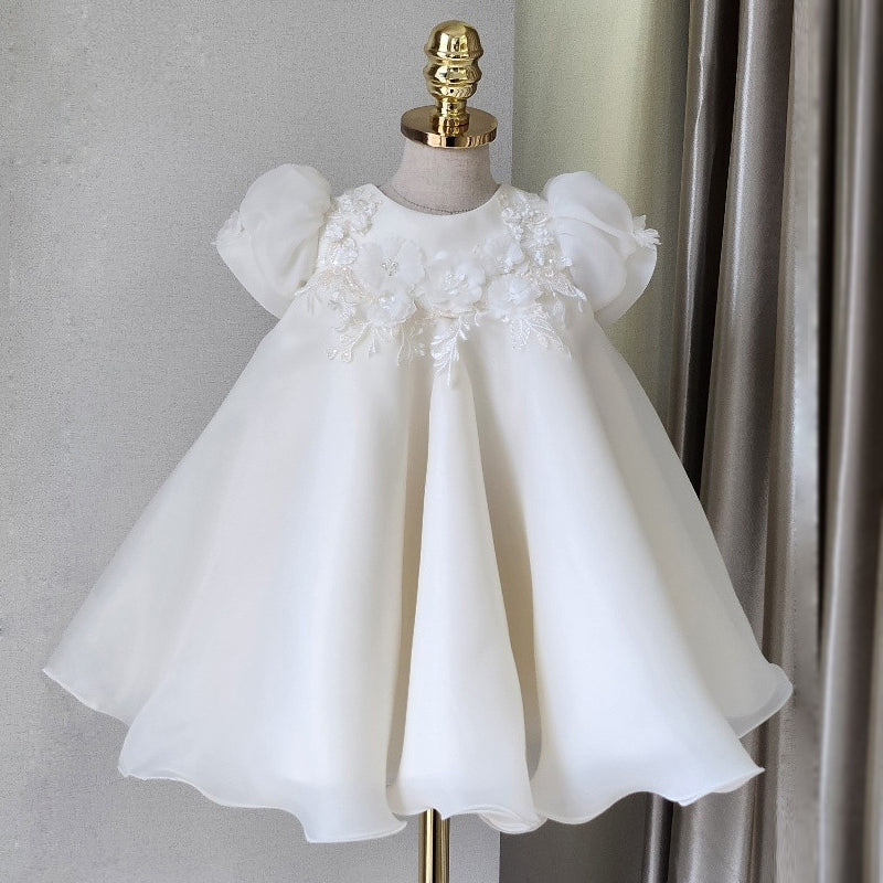 Baby Girl Christening Dress Flower Wedding Princess Dress – marryshe