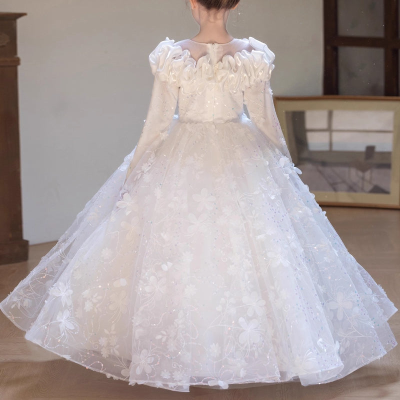 Girls' Pageant Dresses Children's Birthday Princess Dresses Flower Girl Wedding Dresses