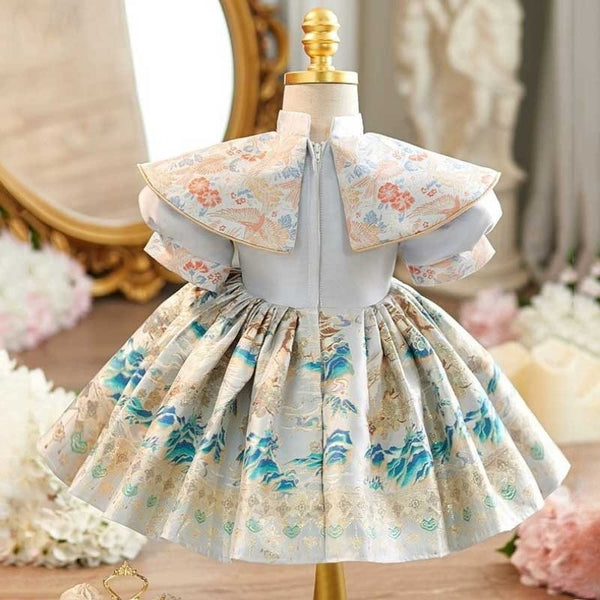 Girls Birthday Dress Baby Communion Princess Dress Flower Girl Dress
