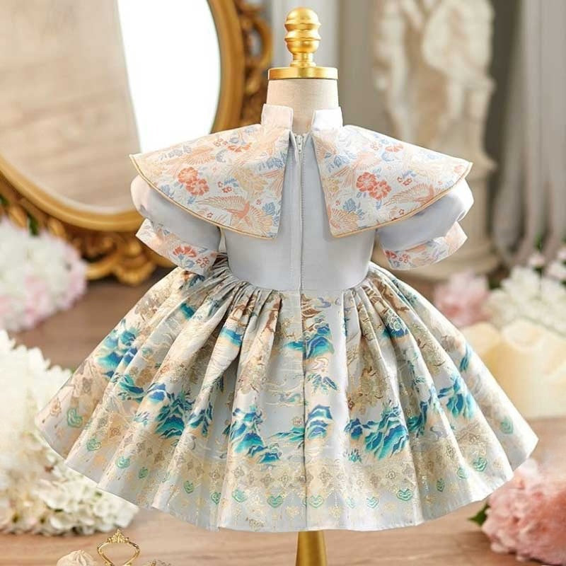 Girls Birthday Dress Baby Communion Princess Dress Flower Girl Dress