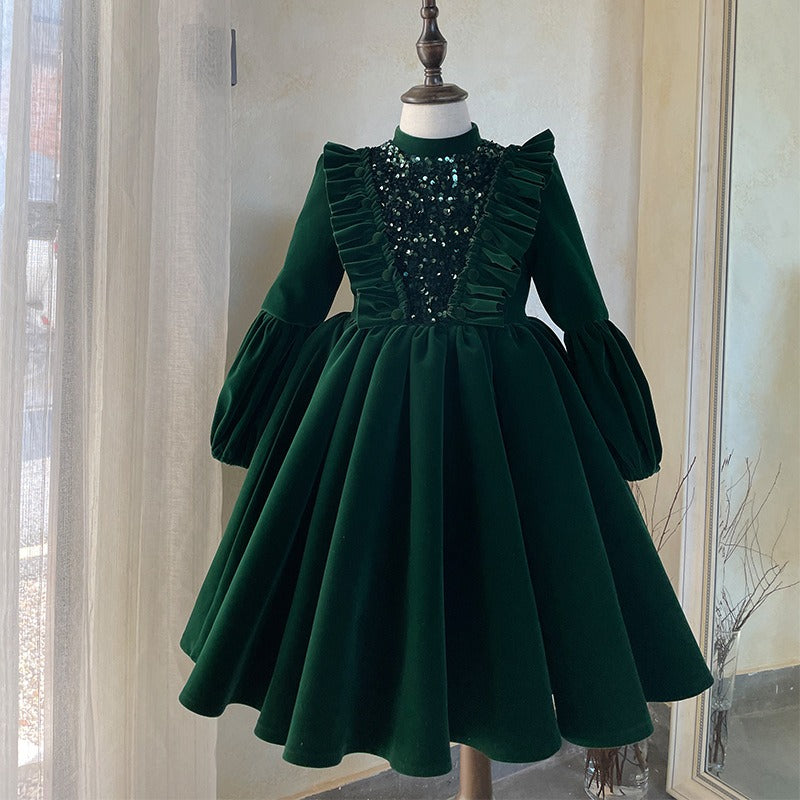 Children's Birthday Dress Girls Christmas Princess Dress Flower Girl Dress