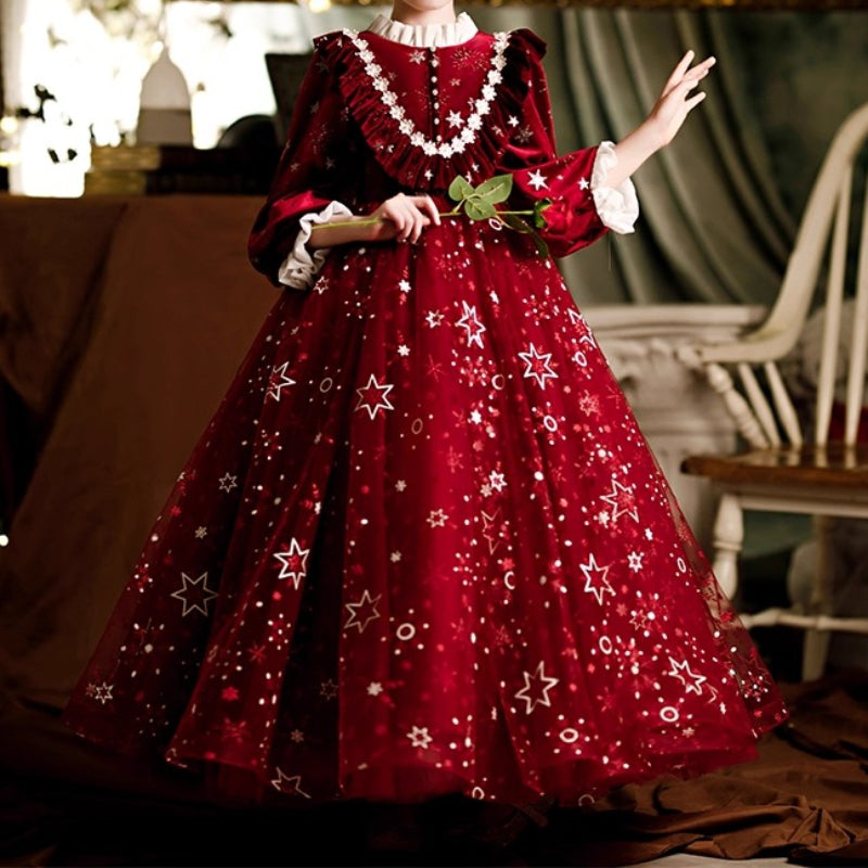 Girls' Christmas Dresses Girls' New Year Dresses Girls' Birthday Princess Dresses