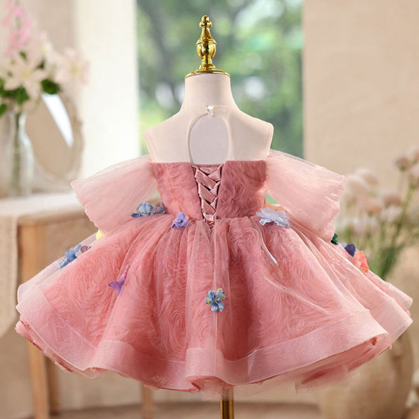 Girls' Elegant Toddler Ball Gowns Princess Dress Flower Girl Wedding Dress