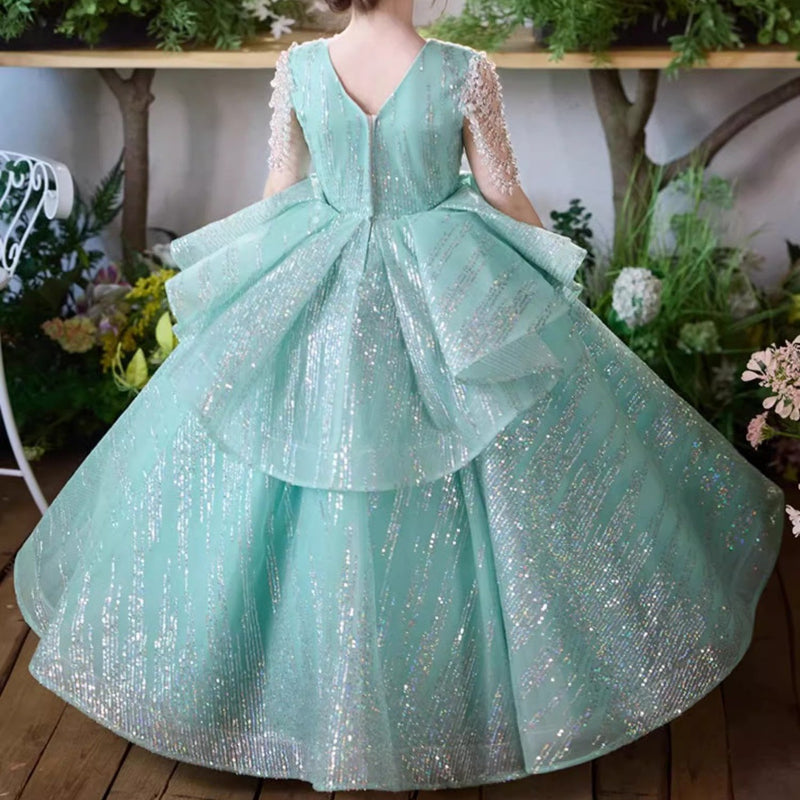 Girls' Birthday Princess Dress Flower Girl Wedding Dress Girls' Prom Dress