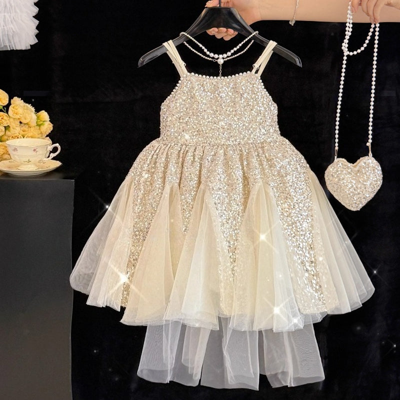 Toddler Communion Dress Baby Birthday Princess Dress Children's Party Dress