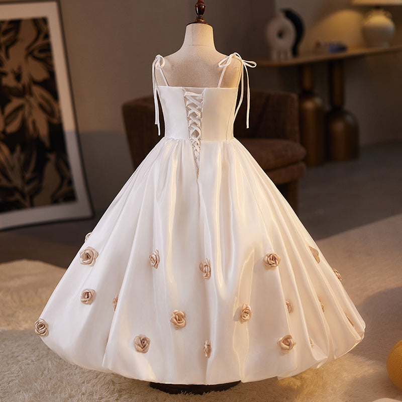 Luxurious Baby Girl Puffy Wedding Dress Toddler Birthday Party Princess Dress Luxurious Baby Girl Puffy Wedding Dress Toddler Birthday Party Princess Dress