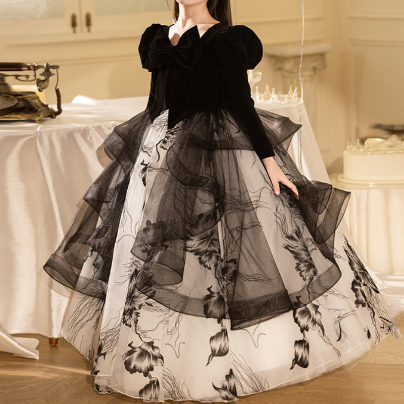 Girls Prom Princess Dress Winter Long Sleeve Girl Birthday Dress marryshe Girls Prom Princess Dress Winter Long Sleeve Girl Birthday Dress marryshe