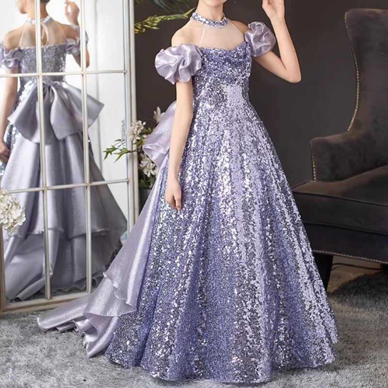 dresses purple and silver silver plum dress Purple and Silver Draped Gown My Store-parroquiadesanalbertomagno.com