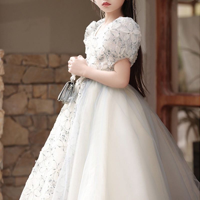 Elegant Baby Christening Dresses Toddler Prom Dress