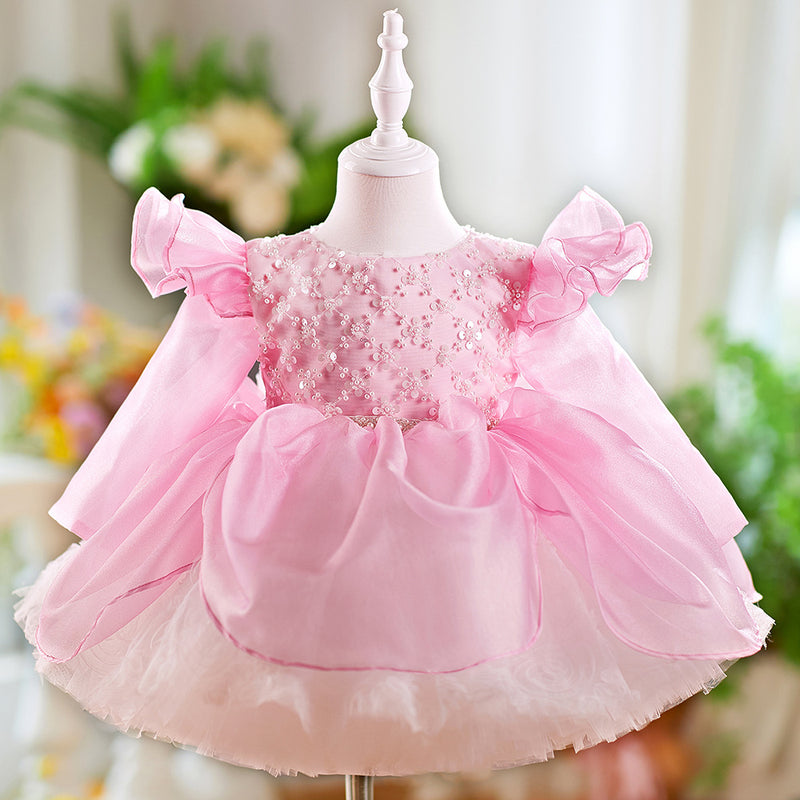 Girls Cute Birthday Dress Flower Girl Wedding Princess Dress
