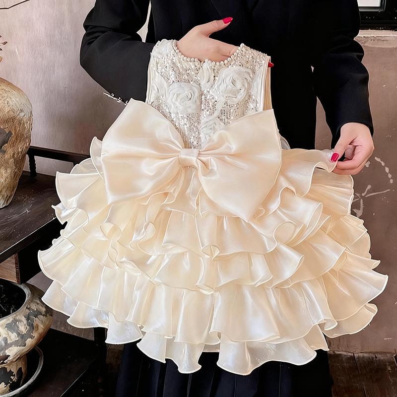 Girls' New Summer Cute Birthday Princess Dress