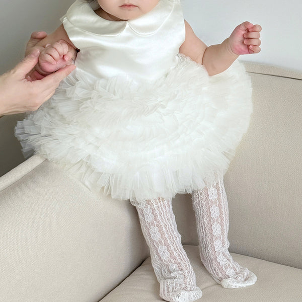 Children's Birthday Dress Baby Girl Communion Princess Dress Flower Girl Puff Dress