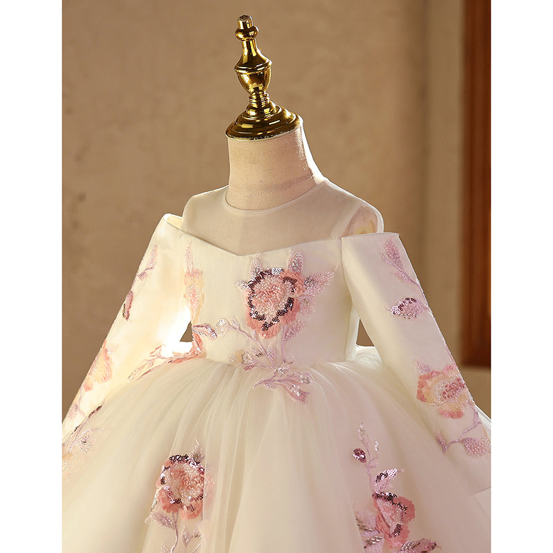 Girls' Birthday Dresses Flower Girl Wedding Dresses Children's Party Princess Dresses