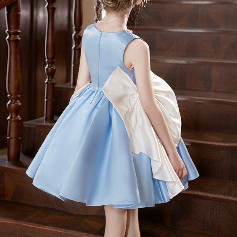 Girls Birthday Dress Girls Prom Bow Princess Dress