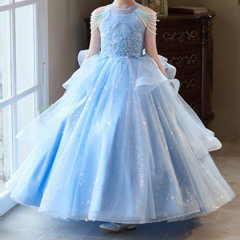 Girls' Prom Dresses Flower Girl Wedding Princess Dresses Girls' Birthday Dresses