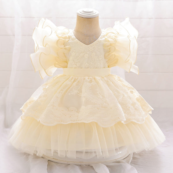 Elegant Baby Girls Birthday Dresses Toddler Flower Girl Dresses