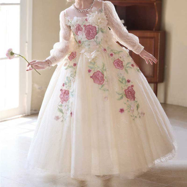 Girls' Pageant Dresses Flower Girl Wedding Dresses Girls' Birthday Princess Dresses