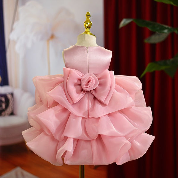 Girls Christening Dresses Girls Birthday Dress Baby Girl Fluffy Princess Dress