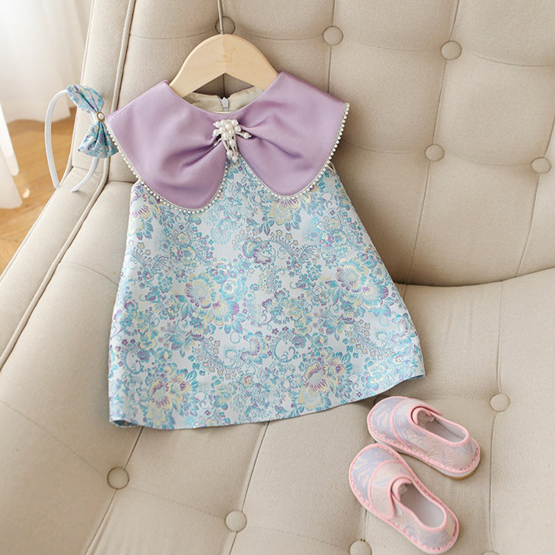 Cute Baby Girl  Christening Dress Toddler First Birthday Party Dress